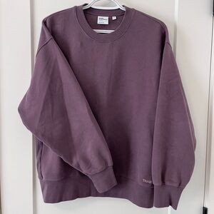 Cozy Fleece Boyfriend Crew Sweatshirt
